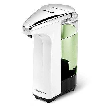 simplehuman Liquid Sensor Pump Soap Dispenser - White - ST1018  Profile Large Image