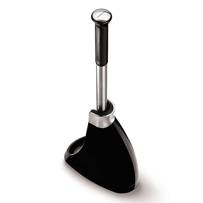 simplehuman Magnetic Toilet Brush & Holder - Black - BT1084  Feature Large Image