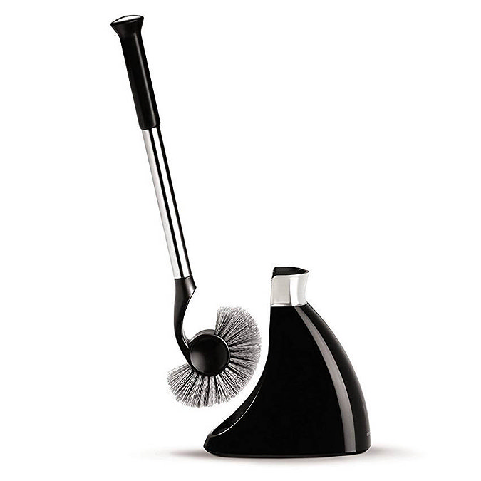 simplehuman Magnetic Toilet Brush & Holder - Black - BT1084 Large Image