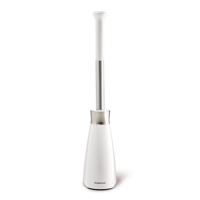 simplehuman Magnetic Toilet Brush & Holder - White - BT1083  Profile Large Image