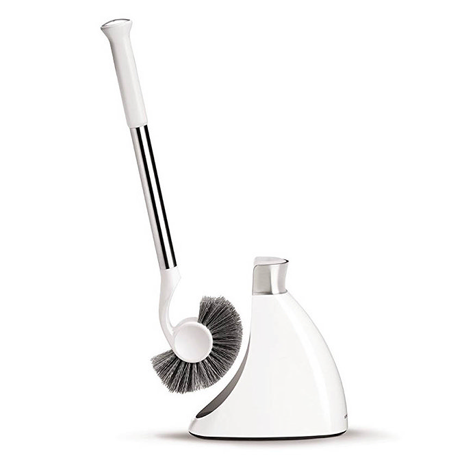 simplehuman Magnetic Toilet Brush & Holder - White - BT1083 Large Image