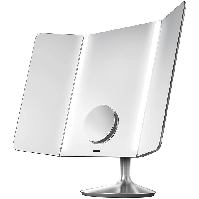 simplehuman Rechargeable Freestanding Wide-View Cosmetic Sensor Mirror Pro - ST3014 Large Image