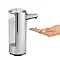 simplehuman Rechargeable Liquid Sensor Pump Soap Dispenser - Brushed Nickel - ST1034  Feature Large 
