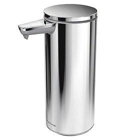 simplehuman Rechargeable Liquid Sensor Pump Soap Dispenser - Polished Steel - ST1044 Large Image