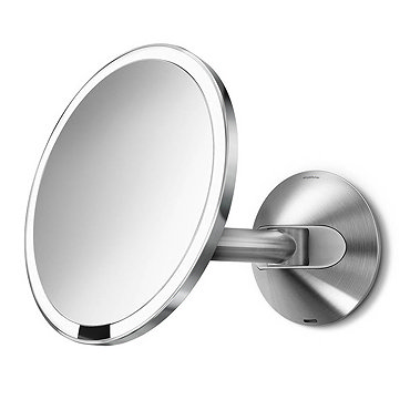 simplehuman Rechargeable Wall Mounted 20cm Cosmetic Sensor Mirror - ST3002  Profile Large Image