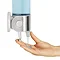 simplehuman Triple Wall Mounted Pump Soap Dispenser - BT1029 Feature Large Image