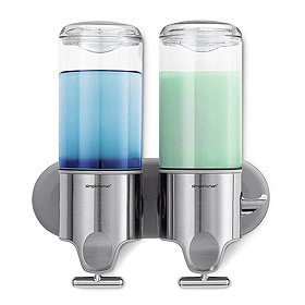 simplehuman Twin Wall Mounted Pump Soap Dispenser - BT1028 Large Image