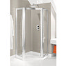 Simpsons 900 x 900mm Supreme Pentagon Enclosure (Inc. Tray + Waste)  In Bathroom Large Image