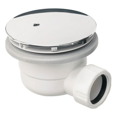 Simpsons Anti-Slip Walk In 35mm Acrylic Shower Tray with Drying Area & Waste - Various Size Options
