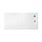 Simpsons Anti-Slip Walk In 35mm Acrylic Shower Tray with Drying Area & Waste - Various Size Options