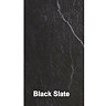 Simpsons - Black Textured Slate Effect Shower Tray with Waste - 5 Size options Profile Large Image