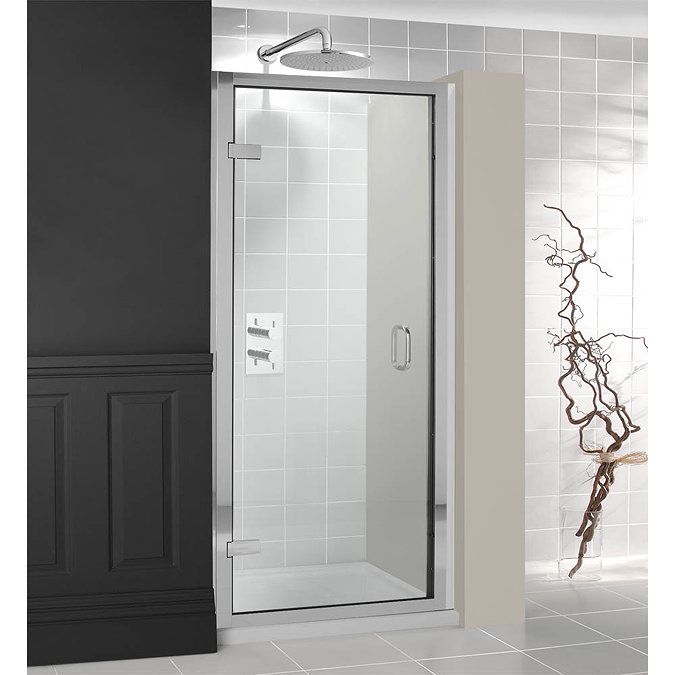 Simpsons - Classic Framed Hinged Shower Door - 3 Size Options Large Image