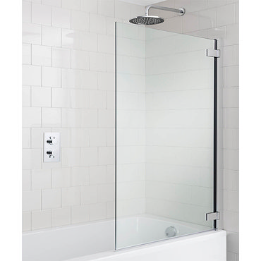 Simpsons Classic Hinged Bath Screen - 860mm  Profile Large Image