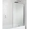 Simpsons Classic Hinged Bath Screen - 860mm Large Image
