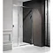 Simpsons - Classic Hinged Shower Door with Inline Panel - 3 Size Options Large Image