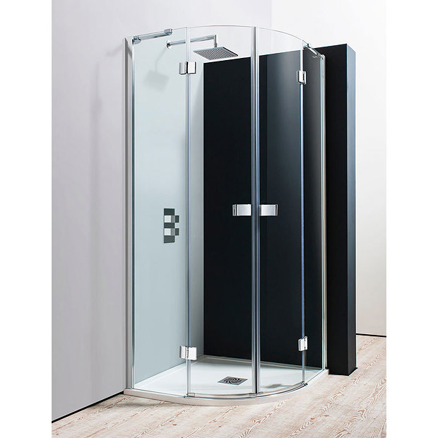 Crosswater Design Quadrant Double Hinged Door Enclosure 2 Size