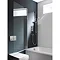 Simpsons - Design Semi-Frameless Single Bath Screen - 850mm  Profile Large Image