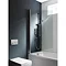 Simpsons - Design Semi-Frameless Single Bath Screen - 850mm  Feature Large Image