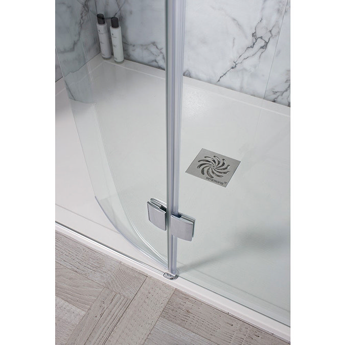 Simpsons - Design View Walk In Easy Access Shower Enclosure - 2 Size Options Feature Large Image