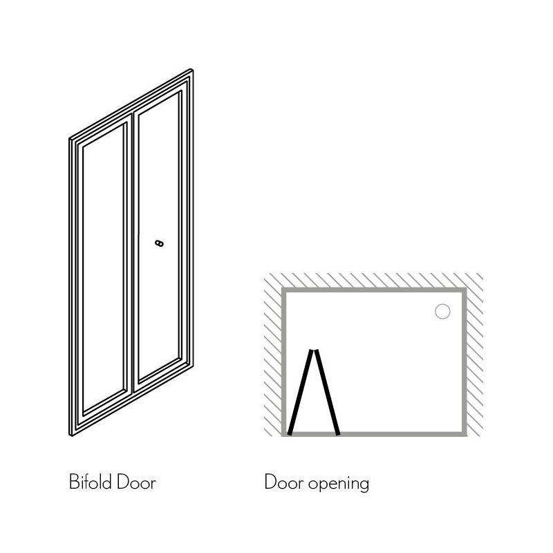 Crosswater - Edge Bifold Shower Door - Various Size Options at ...