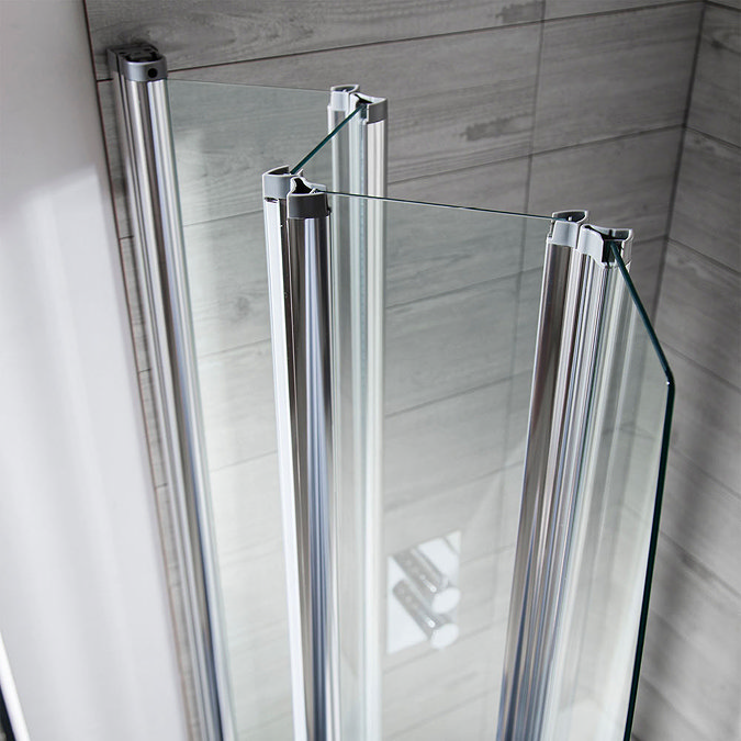 Simpsons - Edge Foldaway Bath Screen - 830mm Feature Large Image