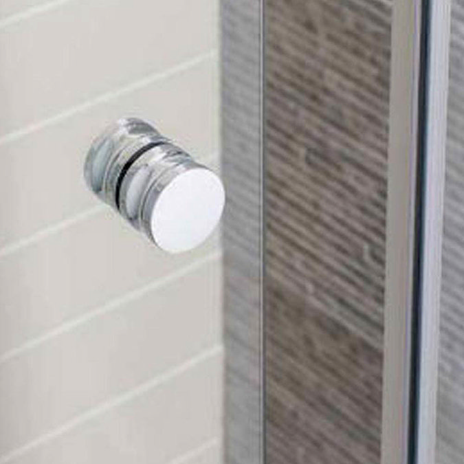 Simpsons Edge Offset Quadrant Double Door Shower Enclosure - 2 Size Options Feature Large Image
