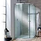 Simpsons Edge Offset Quadrant Double Door Shower Enclosure - 2 Size Options Large Image