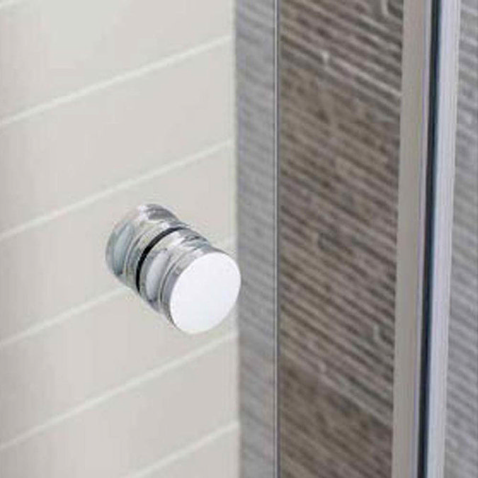 Simpsons Edge Offset Quadrant Single Door Shower Enclosure - 3 Size Options Profile Large Image