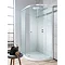 Simpsons Edge Offset Quadrant Single Door Shower Enclosure - 3 Size Options Large Image