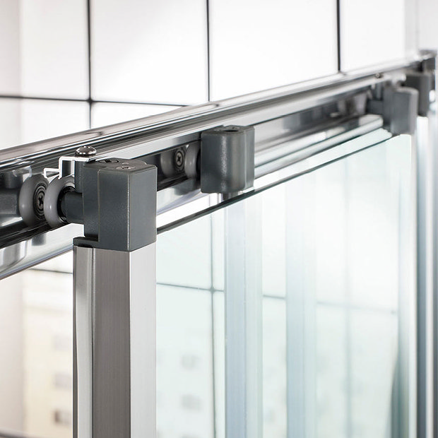 Crosswater Edge Triple Sliding Shower Door Victorian Plumbing.co.uk