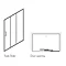 Simpsons - Edge Triple Sliding Shower Door - Various Size Options In Bathroom Large Image