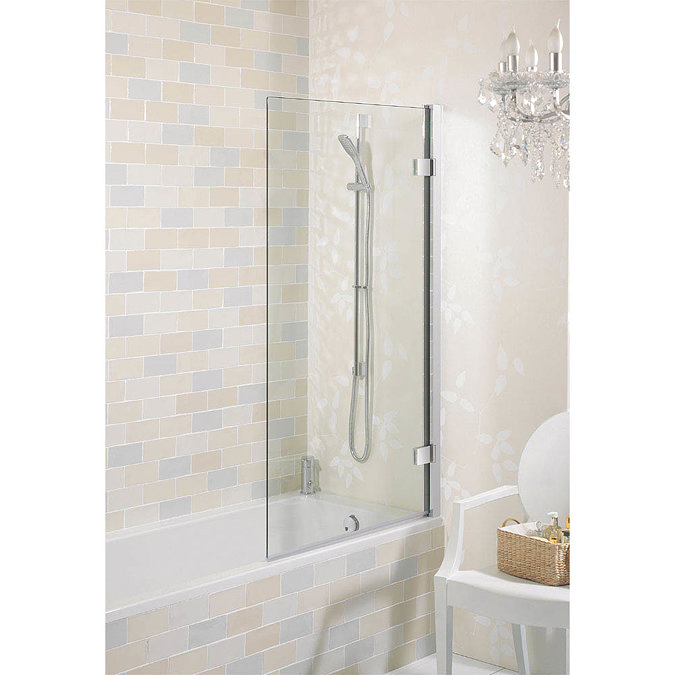 Simpsons Elite Hinged Bath Screen - 900mm  Feature Large Image
