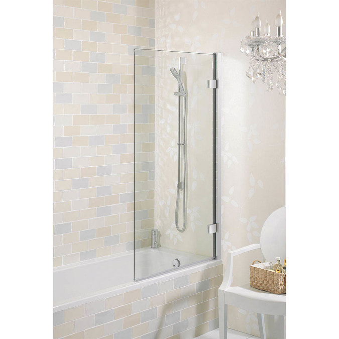 Simpsons Elite Hinged Bath Screen - 900mm Feature Large Image