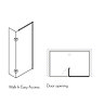 Simpsons - Elite Walk In Easy Access Shower Enclosure - 3 Size Options Profile Large Image
