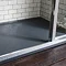 Simpsons Offset Pentangle 35mm Grey Slate Acrylic Shower Tray with Waste - Left Hand - Various Size 