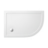 Simpsons - Offset Quadrant Low Profile Acrylic Shower Tray w/ Waste - Right Hand - 3 Size Options La