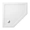 Crosswater - Pentagon Low Profile Acrylic Shower Tray with Waste - 900 x 900 x 35mm Large Image