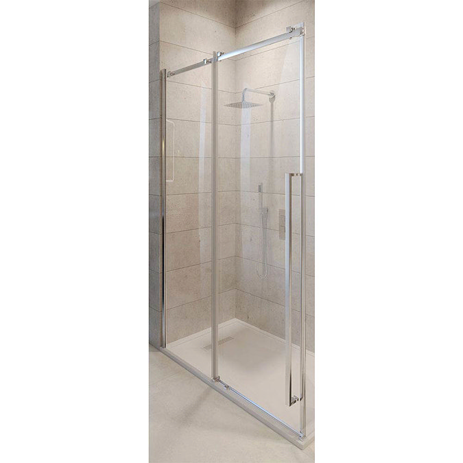 Simpsons Pier Sliding Shower Door Large Image