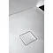 Simpsons - Plus+Ton Quadrant Matt White Ceramic Shower Tray & Waste - 900 x 900 x 30mm Feature Large