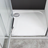 Simpsons Rectangular 45mm Low Level Stone Resin Shower Tray with Waste - Various Size Options Profil