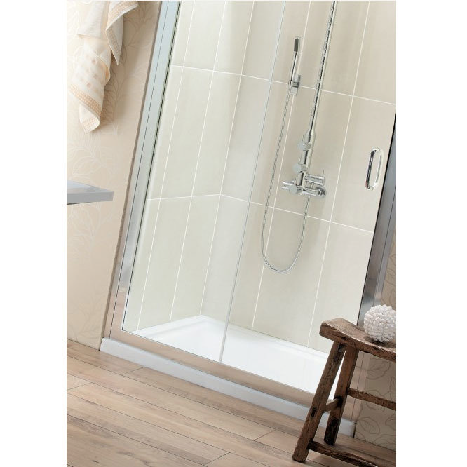 Simpsons - Rectangular Low Profile Acrylic Shower Tray with Waste - Various Size Options Profile Lar
