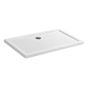 Simpsons - Rectangular Low Profile Acrylic Shower Tray with Waste - Various Size Options Profile Lar