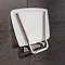 Simpsons - Square Wall Mounted Folding Shower Seat Feature Large Image