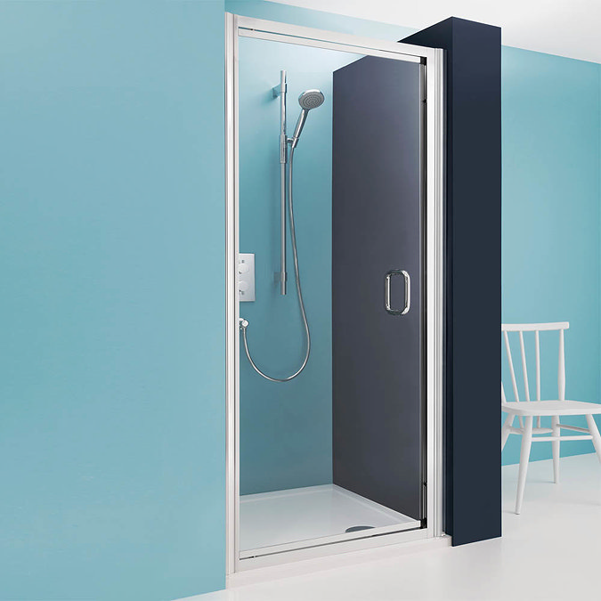 Simpsons - Supreme Luxury Pivot Shower Door - 900mm - 7312 Large Image