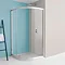 Simpsons Supreme Offset Quadrant Single Door Shower Enclosure - 4 Size Options Large Image