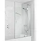 Simpsons Ten Hinged Bath Screen with Fixed Panel - 900mm Large Image