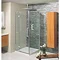 Simpsons - Ten Hinged Shower Door with Inline Panel - 5 Size Options Standard Large Image