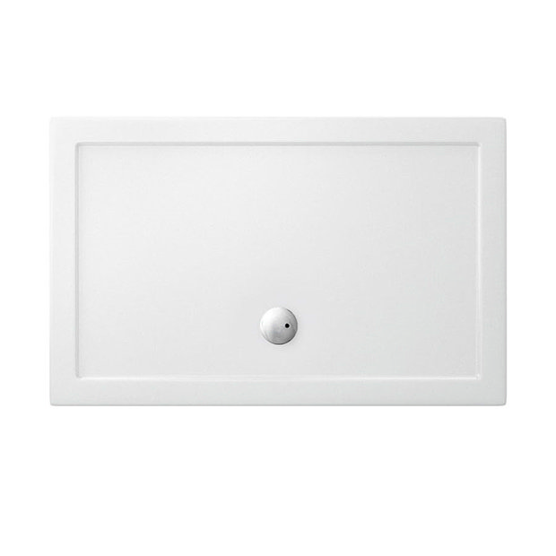 Crosswater Walk In Low Profile Acrylic Shower Tray with Waste 2