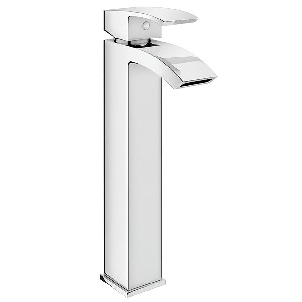Summit High Rise Mono Basin Mixer with Shell Sit-on Vanity Basin  Standard Large Image