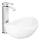 Summit High Rise Mono Basin Mixer with Shell Sit-on Vanity Basin Large Image